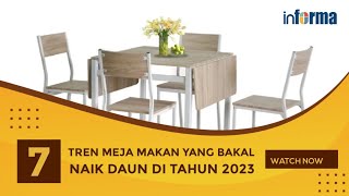 7 Tren Meja Makan yang Bakal Naik Daun di Tahun 2023