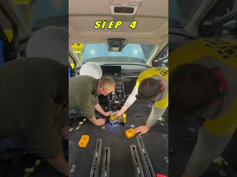 Removal of the center console on a Kia Carnival. #automobile #siless #sound_ deadening #tuning