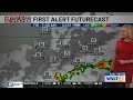 Meteorologist Sydney Sullivan maps out when sunshine returns and where temps go from here