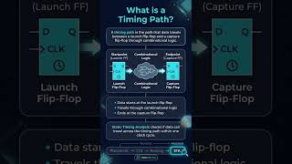 What is a Timing Path? | VLSI STA Basics  #vlsi #semiconductor #physicaldesign #viral #shorts