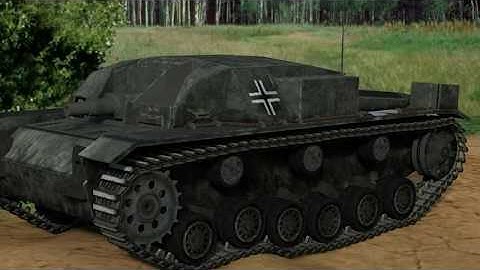 StugIII ausf.A animation Sketchyphysics SU