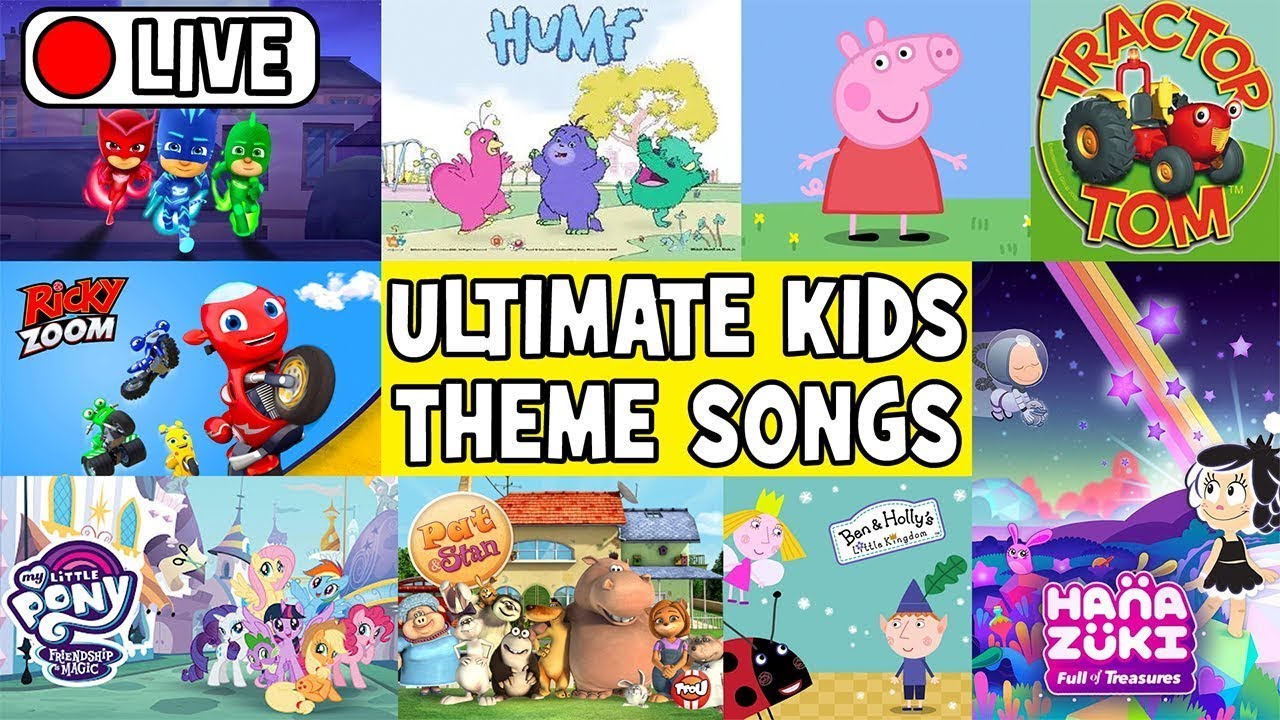 🔴 ULTIMATE Children's TV Theme Tunes! 🎶 Kids Songs LIVE 📺 Sing and Play