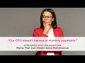 Overcoming Myths and Objections: "Our CFO doesn't believe in monthly payments"