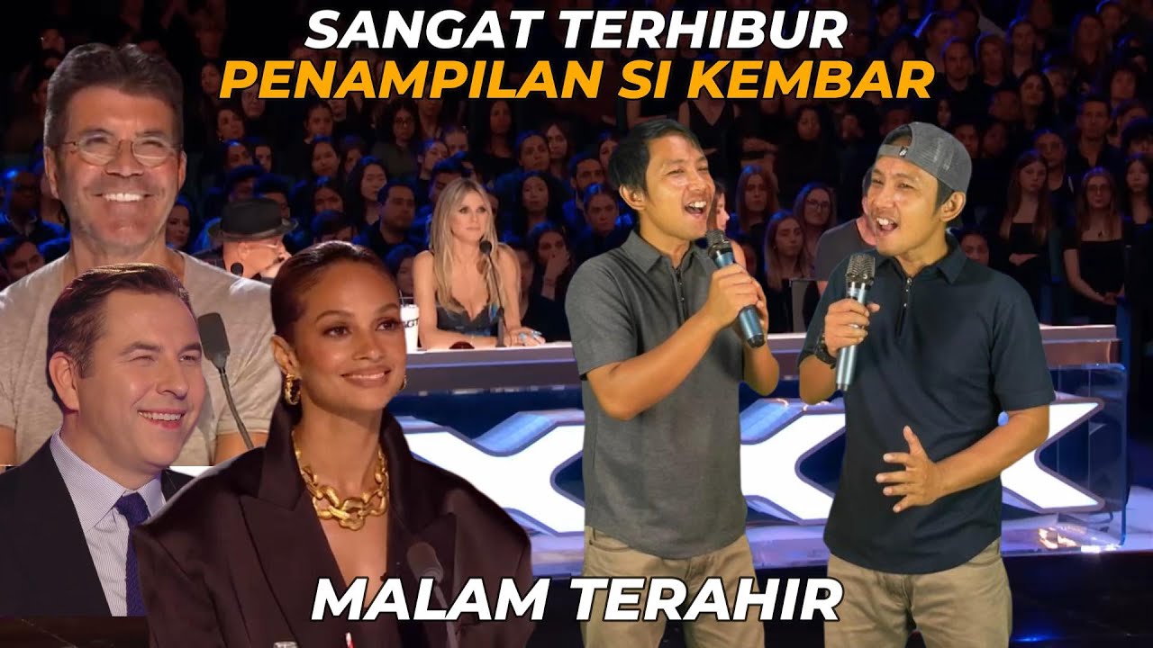 SANGAT TERHIBUR PENAMPILAN SI KEMBAR SUARA UNIK DENGAN LAGU MALAM TERAHIR