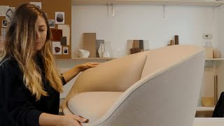 Naan armchair design Federica Biasi, Pianca