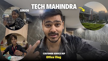 A Day in My Life at Tech Mahindra 💻 | Customer Service Rep Life & Office Tour 