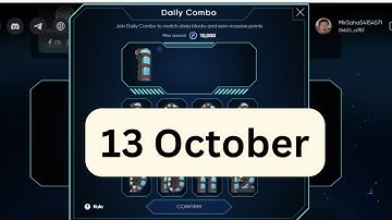 Swan chain daily combo code 13 October