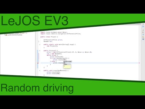 LeJOS EV3 Ep9 - Random driving