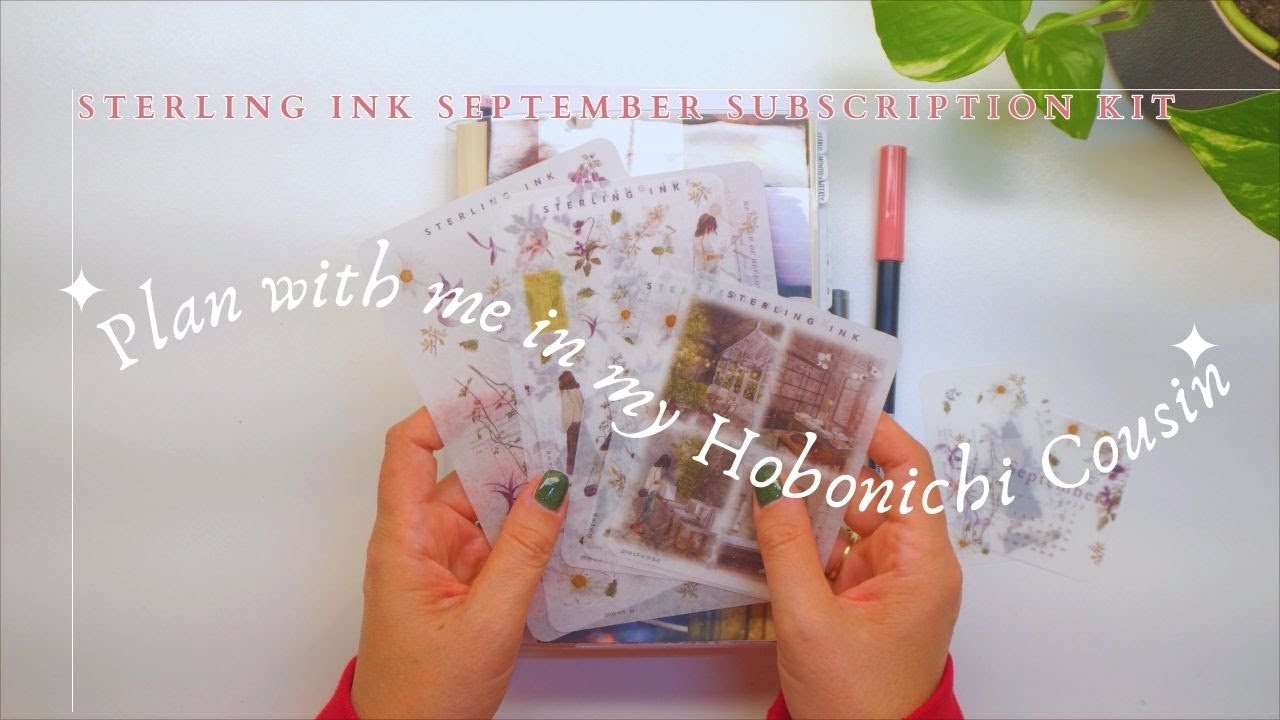 September Ink Plan With Me September 2023 | Sterling Ink Subscription Kit - YouTube