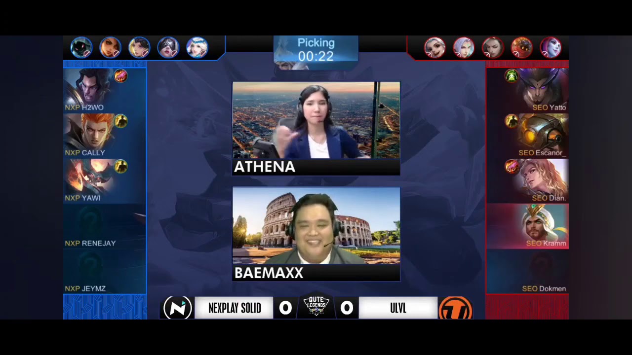 NXP SOLID VS ULVL GAME 1 QUTE LEGENDS TOURNAMENT