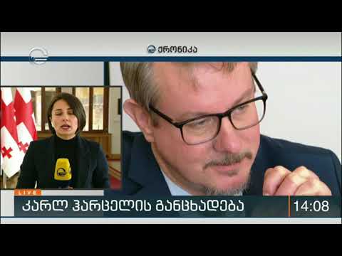 კარლ ჰარცელის განცხადება ოპოზიციის და ხელისუფლების წარმომადგენლების შეხვედრაზე