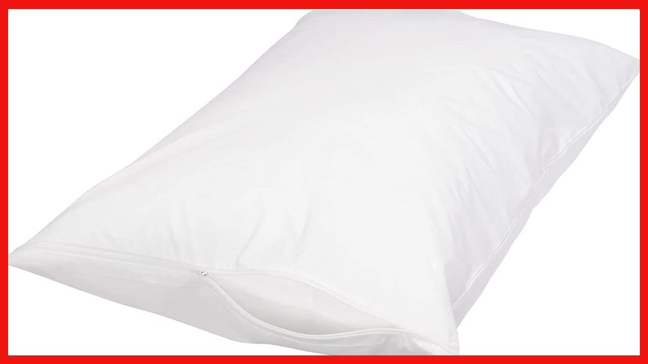 Amazon Basics 100% Cotton Hypoallergenic Pillow Protector – Comfort Meets Cleanliness