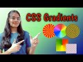 How to use CSS Gradients | Linear Gradient | Radial Gradient | Conic Gradient in Hindi with Notes
