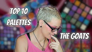 Top 10 Favorite Eyeshadow Palettes of All Time