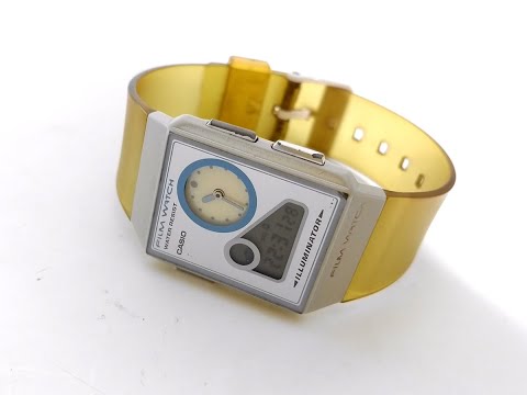CASIO PELA Ana-Digi Film Watch FS-04 (Module 2322) - YouTube