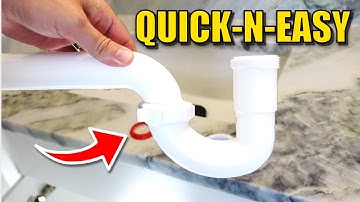 How to Install a PVC P trap