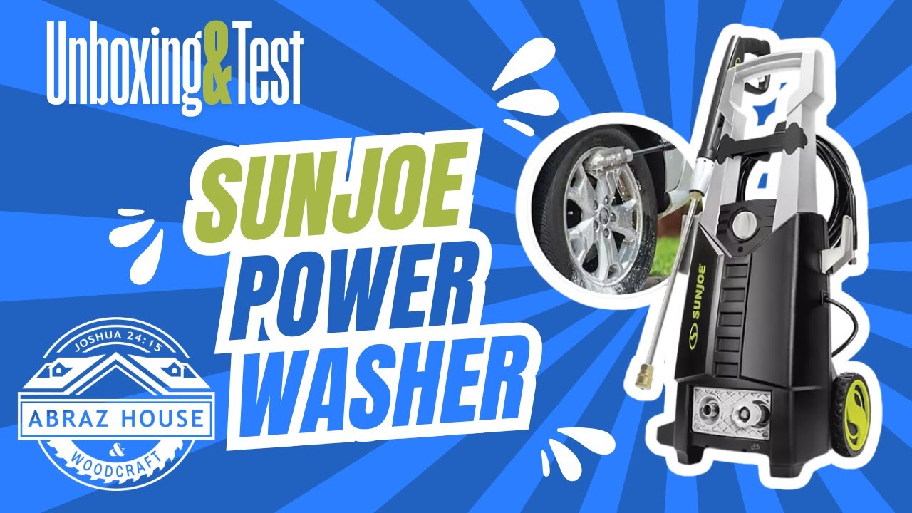Unboxing and Test of Sun Joe SPX2700-MAX Electric Pressure Washer