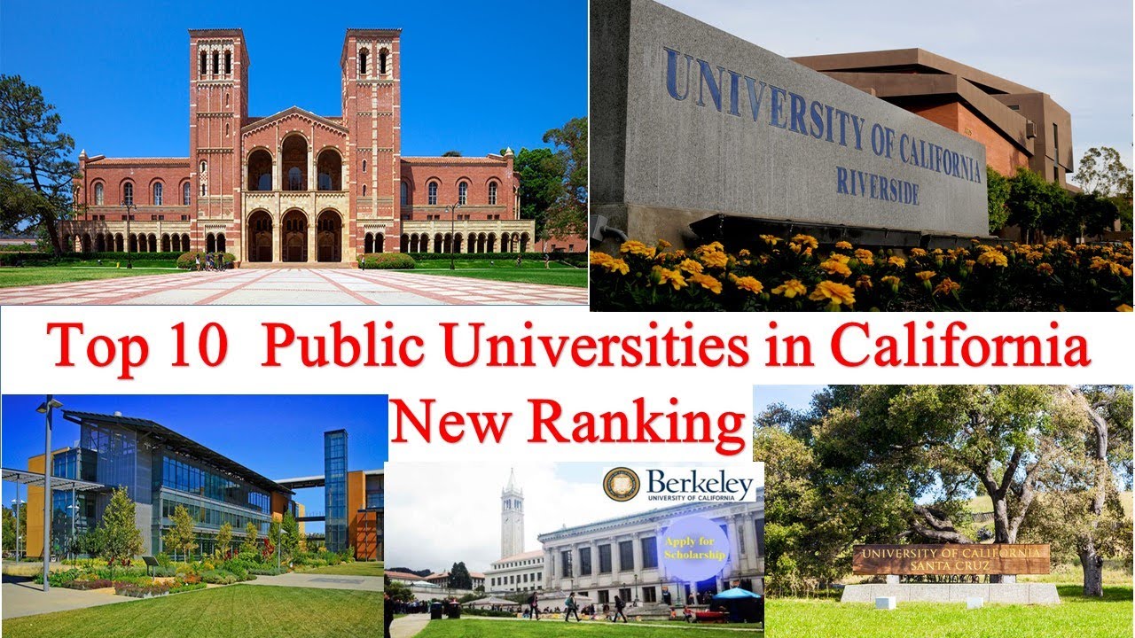 Top 10 Public Universities in California New Ranking | University of  California Riverside - YouTube