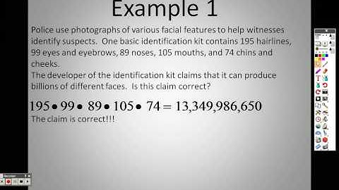 Algebra 2 12 1 Lesson Part 1 The Fundamental Counting Principle