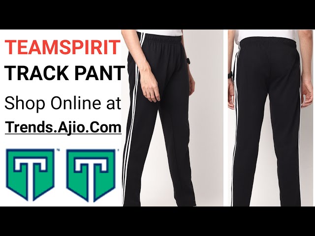 Buy Dark Grey Track Pants for Men by Teamspirit Online | Ajio.com