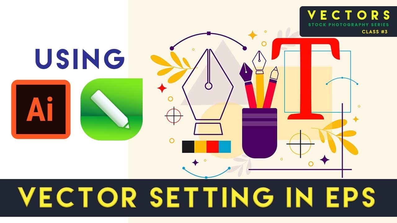 Vector Setting EPS for Logos, Posters, Banners, Designs for Stock Sites ...