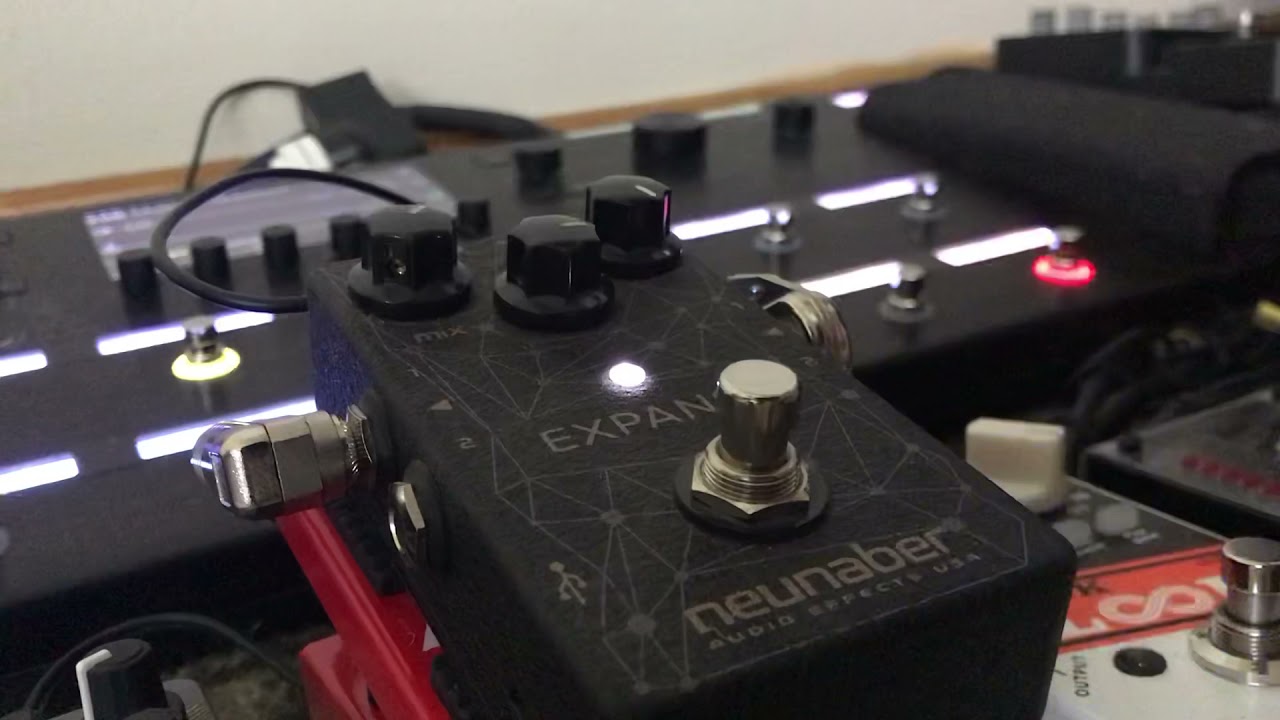 Neunaber Expanse pedal test - YouTube