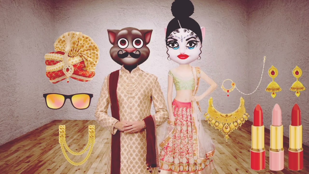 Angela's and tom wedding dresses and makeover 😍😍|FR WORLD ⭐