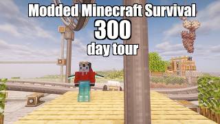 Modded Minecraft Survival 300 day tour