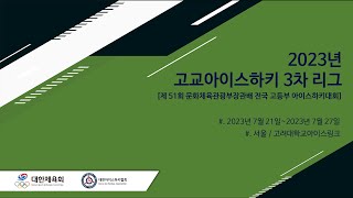 2023년 고교 아이스하키 3차 리그 [제 51회 문화…