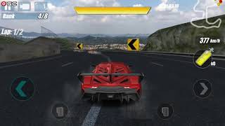 Real Road Racing "Lambo Poison" Highway Speed Red Car Chasing Game - Android Gameplay FHD #8 screenshot 5