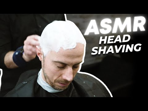 ASMR Head Shaving & Scalp Massage | ASMR Barber