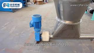 TWLL10 Screw Feeder & Bin