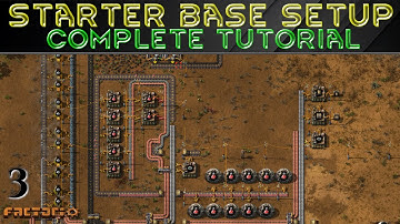 STARTER BASE SETUP - Tutorial Series FACTORIO Guide Ep 03