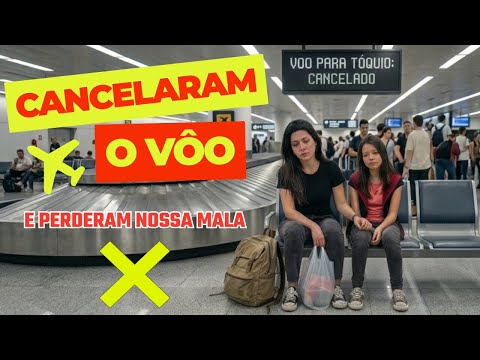 Ficamos PERDIDAS no AEROPORTO ✈️😭Relato da VIAGEM até o JAPÃO 🇯🇵 
