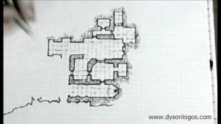 Dungeon Map Cartography by Dyson Logos - July 4th 2016