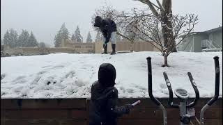 “It’s Snowing! ❄️ Kids Playing Outside | Winter Fun”