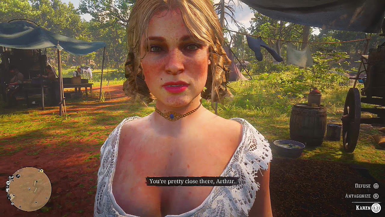 Karen Don't Mind Being Stared At - RDR2 - YouTube