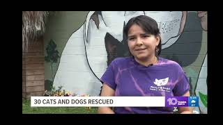 September 7th Hoaring case MFP rescued 30 animals in Plant City