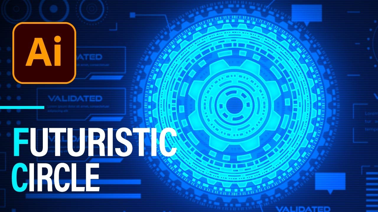 近未来風デザインで使用できる複雑な装飾をまあまあ簡単に作るillustratorチュートリアル Connecre