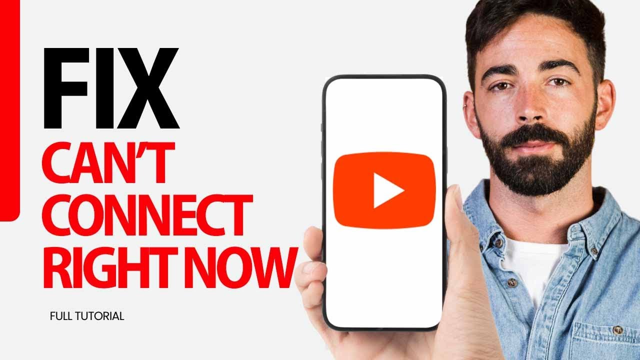How To Fix Can't Connect Right Now On Youtube App 2024 - YouTube
