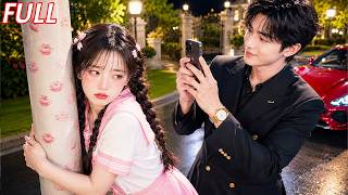 CEO never smiled—until a drunk girl mistook a lamppost for him and kissed it nonstop! 😂