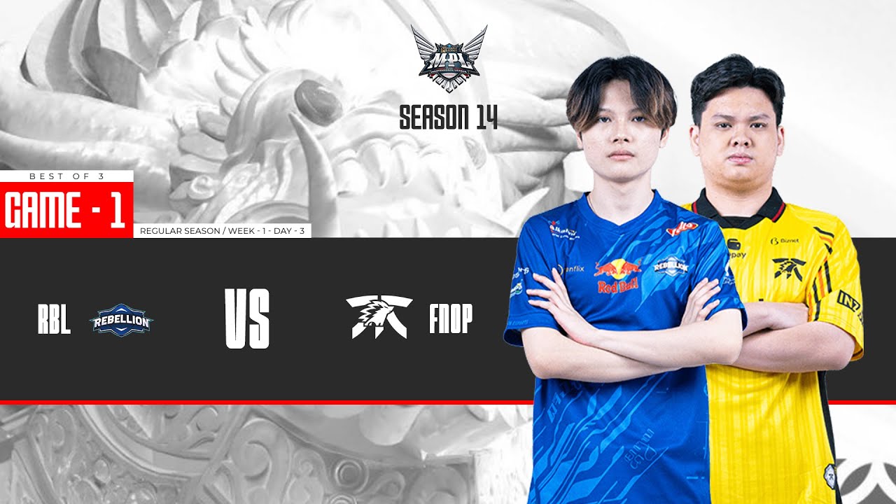 [Game - 1] REBELLION ESPORTS vs FNATIC ONIC | MPL ID S14