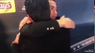 Cristiano Ronaldo hugs Buffon after Match   "RESPECT"