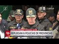​Ante la quema de módulos, repliegan a policías en las provincias de La Paz
