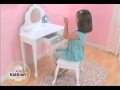 Wooden Vanity Table & Chair Set Wooden Vanity Table & Chair Set