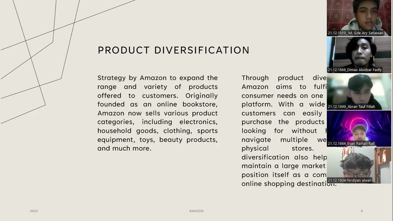 AMAZON - The Digital Commerce Revolution and Business Innovation (Bahasa Inggris II 21S1SI01)