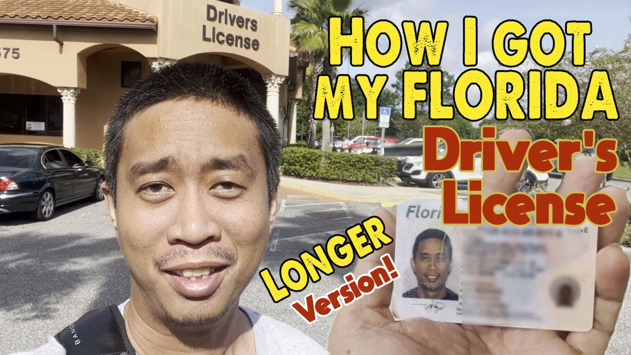 How I Got My Florida Driver's License with English Subtitle Step by