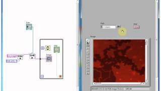 Famous Labview Image Analysis: Session 2 - Section 1 - Live Profile