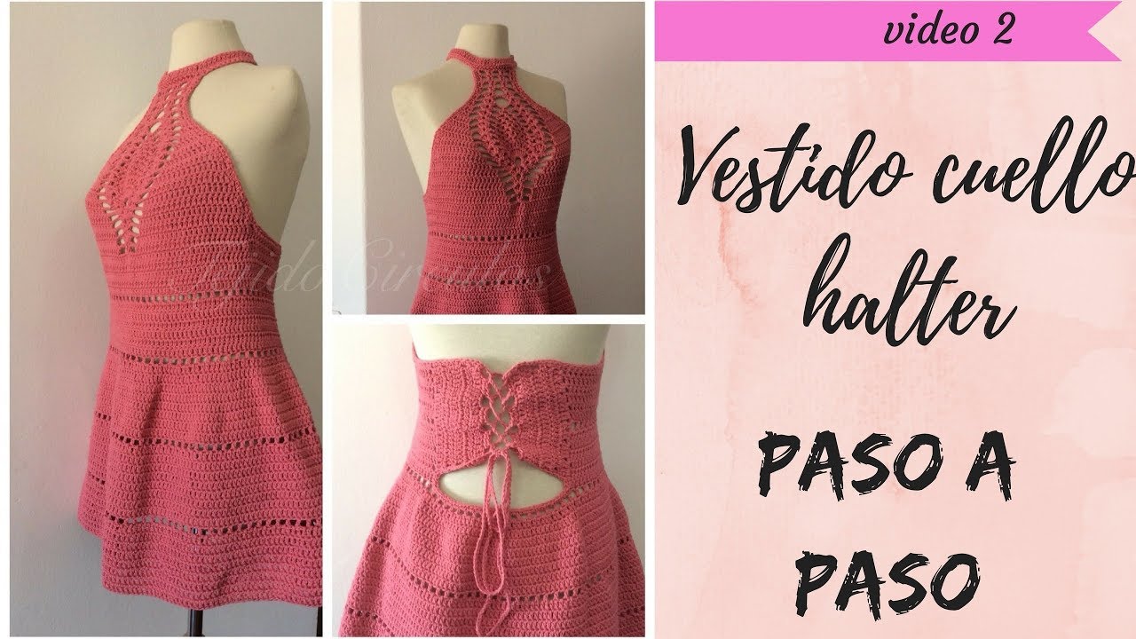 morfina Venta ambulante oleada VESTIDO tejido al crochet para dama . Parte 1/3 - YouTube