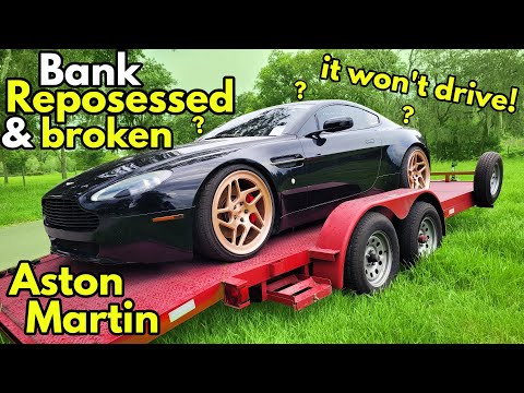 I Bought a Cheap REPO Aston Martin at Auction with Mystery Mechanical Damage SIGHT UNSEEN!